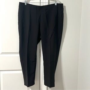 Adrianna Papell New Bi-Stretch Pull On Pants Black Women’s Size 16 W NWT